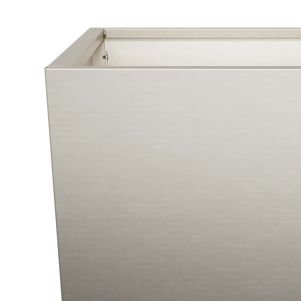 vidaXL Ζαρντινιέρες Κήπου 2τεμ. 35x35x75 εκ Ατσάλι Σκληρυθέν στον Αέρα