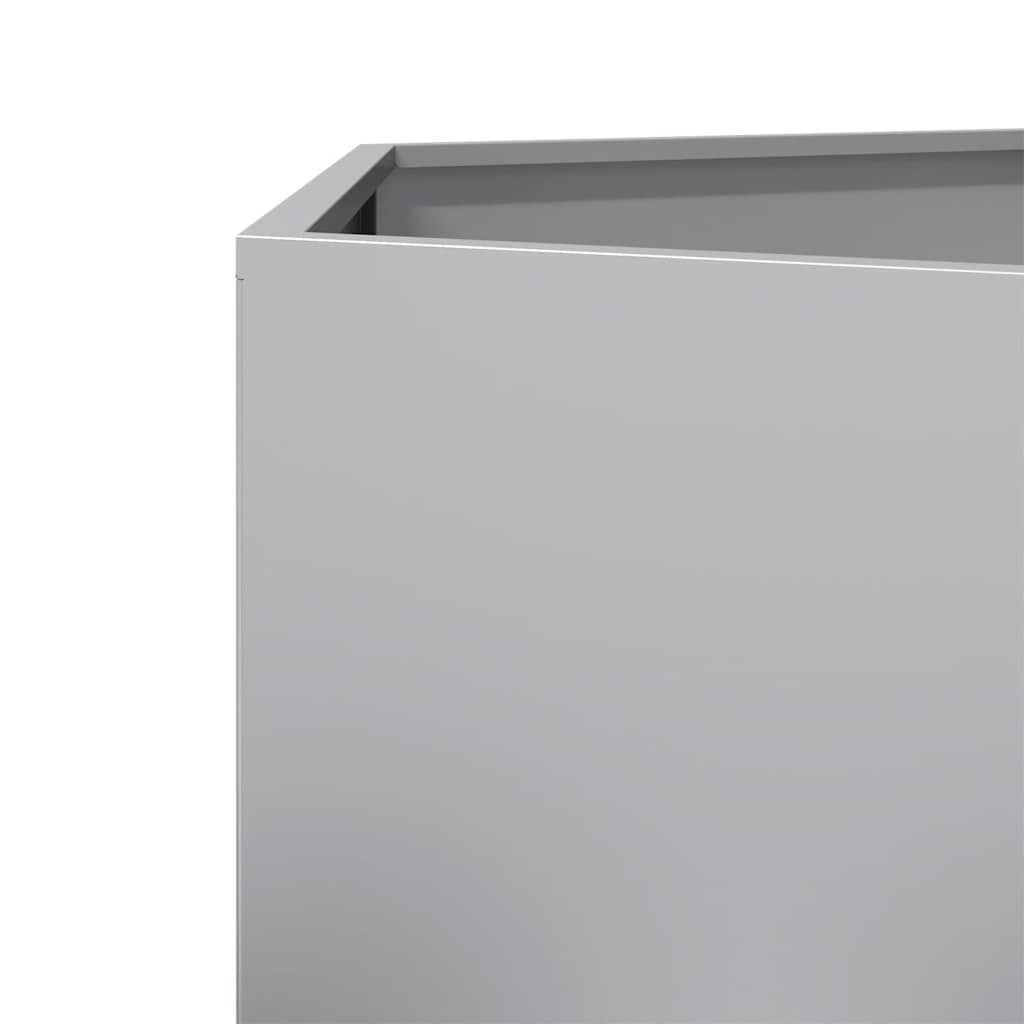 vidaXL Ζαρντινιέρα Κήπου Εξάγωνη 104x90x45 εκ. Γαλβανισμένο Χάλυβα