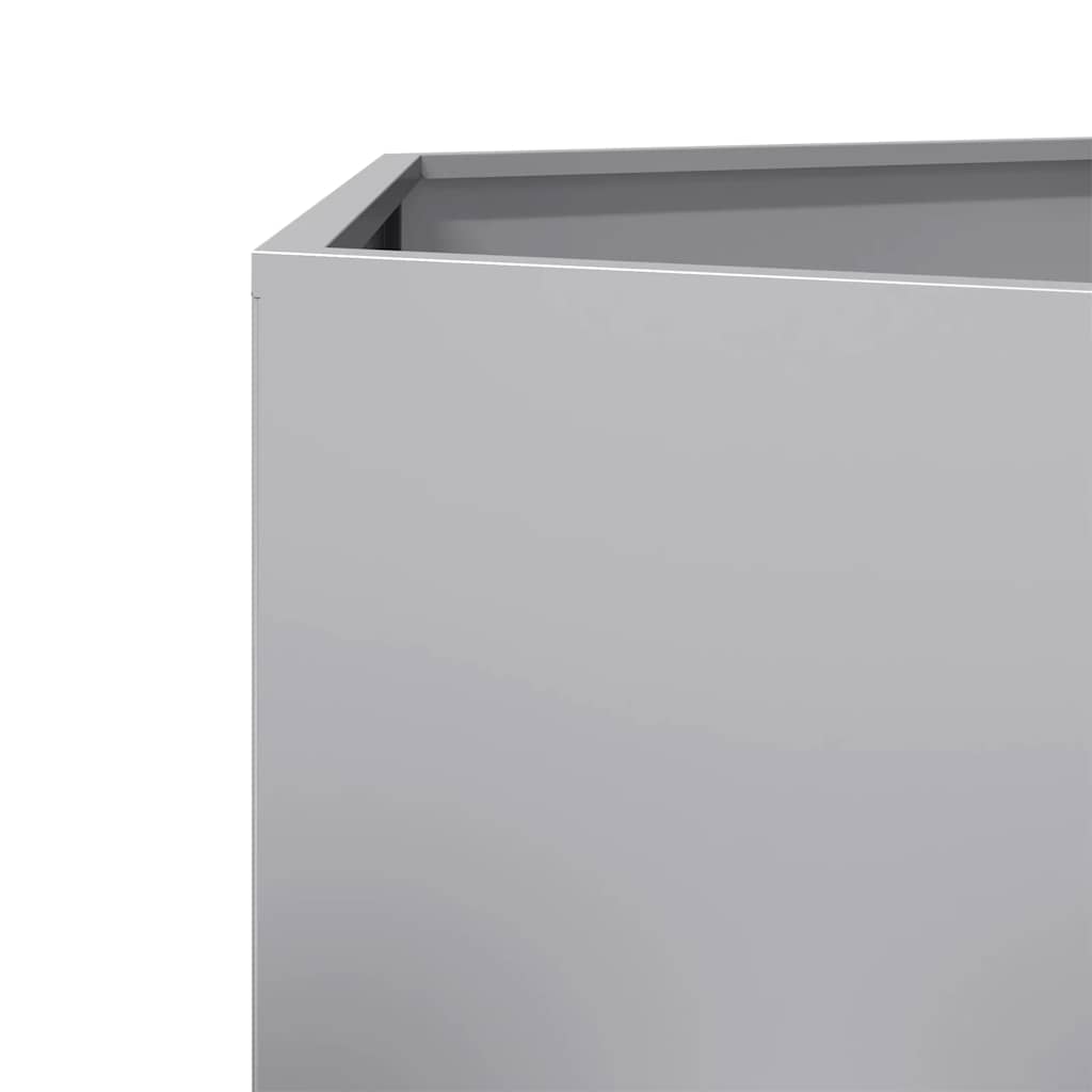 vidaXL Ζαρντινιέρα Κήπου Εξάγωνη 138x120x45 εκ. Γαλβανισμένο Χάλυβα