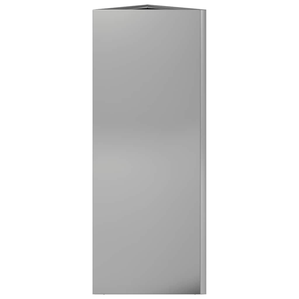 vidaXL Ζαρντινιέρες Κήπου 2 τεμ. Τρίγωνο 30x26x75 εκ Γαλβ. Ατσάλι