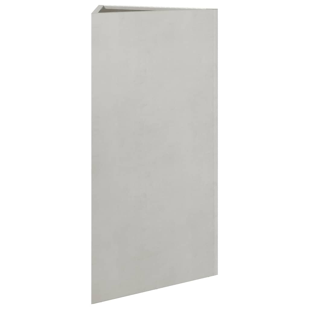 vidaXL Ζαρντινιέρες Κήπου 2 τεμ. Τρίγωνο 40x40x75 εκ Ανοξείδωτο Ατσάλι