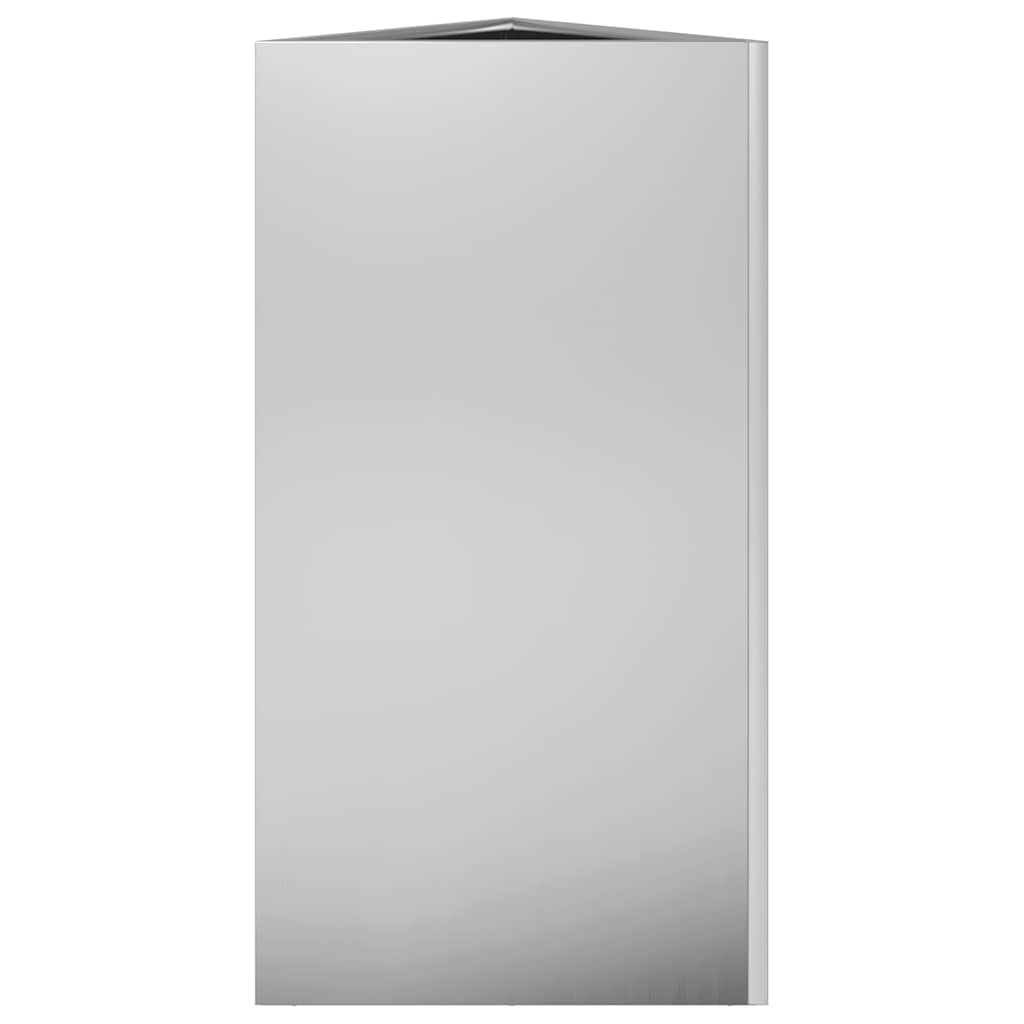 vidaXL Ζαρντινιέρα Κήπου Τρίγωνο 40x40x75 εκ Γαλβ. Ατσάλι