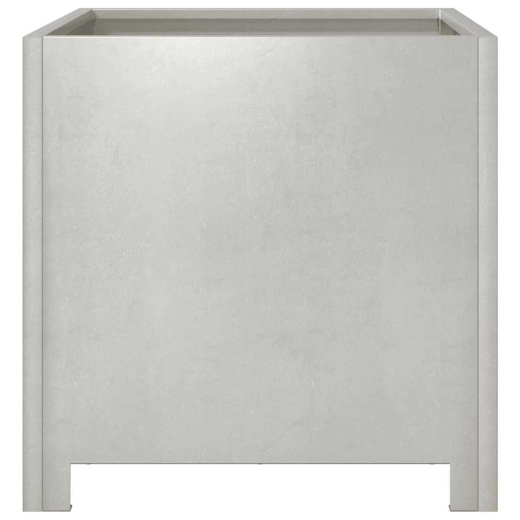 vidaXL Ζαρντινιέρες Κήπου 2 τεμ. 40x40x40 εκ. από Ανοξείδωτο Ατσάλι
