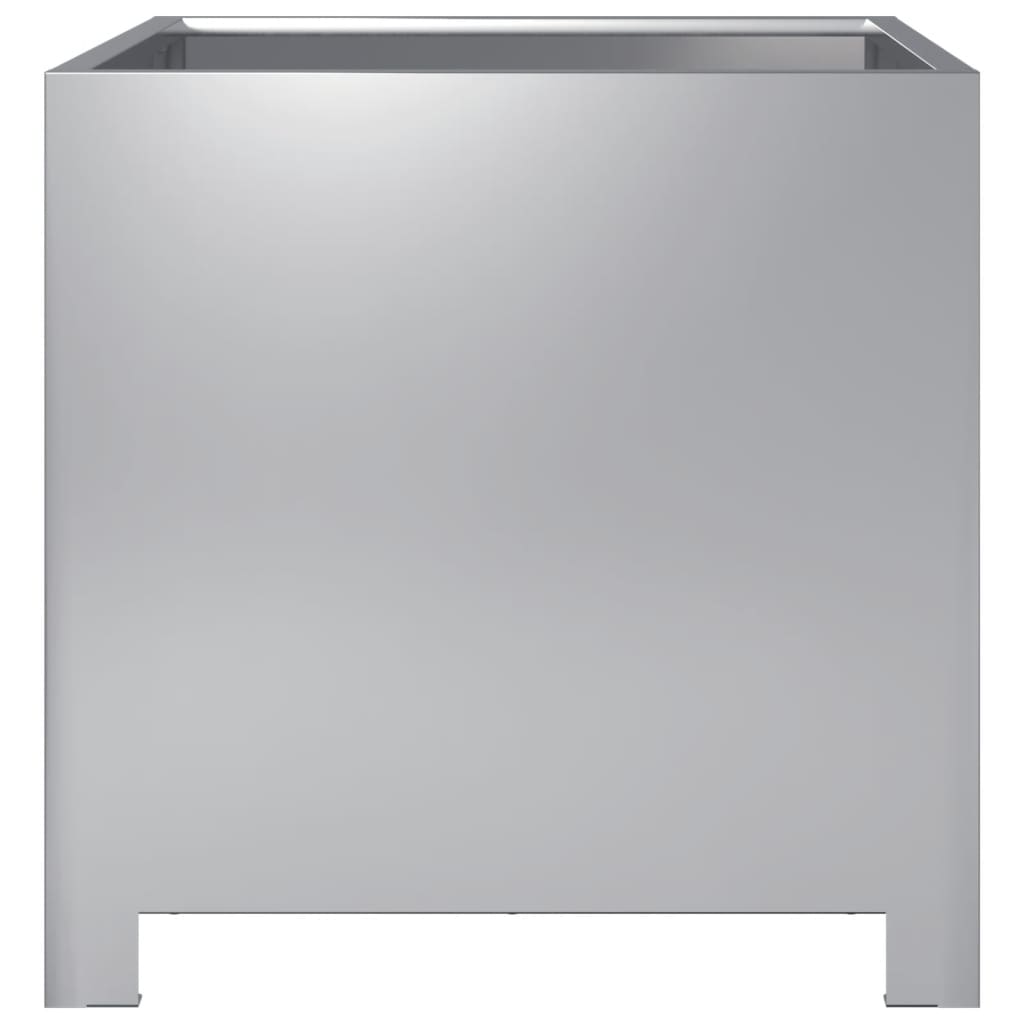 vidaXL Ζαρντινιέρες Κήπου 2 τεμ. 40x40x40 εκ. Γαλβανισμένο Χάλυβα