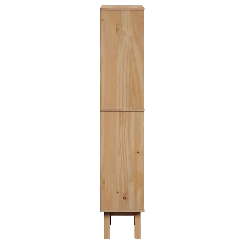 vidaXL Ντουλάπι Μπάνιου OTTA 35x30x159 εκ. Μασίφ Ξύλο Πεύκου