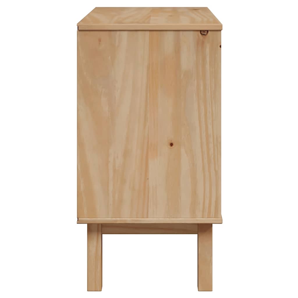 vidaXL Ντουλάπι Διαδρόμου OTTA 75x40x75 εκ. από Μασίφ Ξύλο Πεύκου