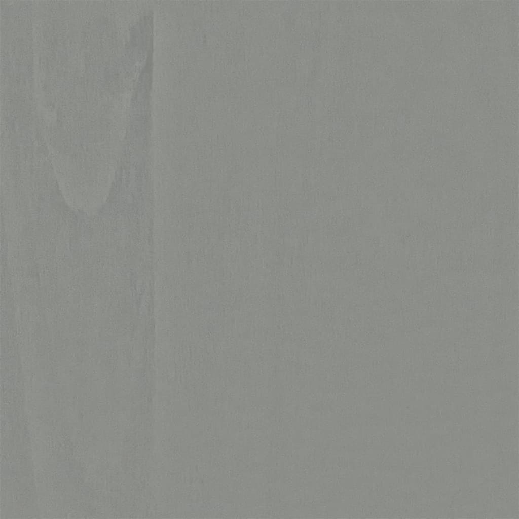 vidaXL Τραπεζαρία Ανοιγόμενη Πτυσσόμενη Corona Γκρι Μασίφ Ξύλο Πεύκου