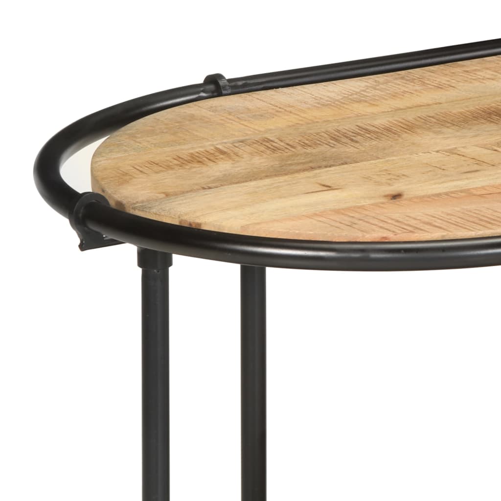 vidaXL Έπιπλο Τηλεόρασης 100x42x40 εκ. Μασίφ Ακατέργ. Ξύλο Μάνγκο