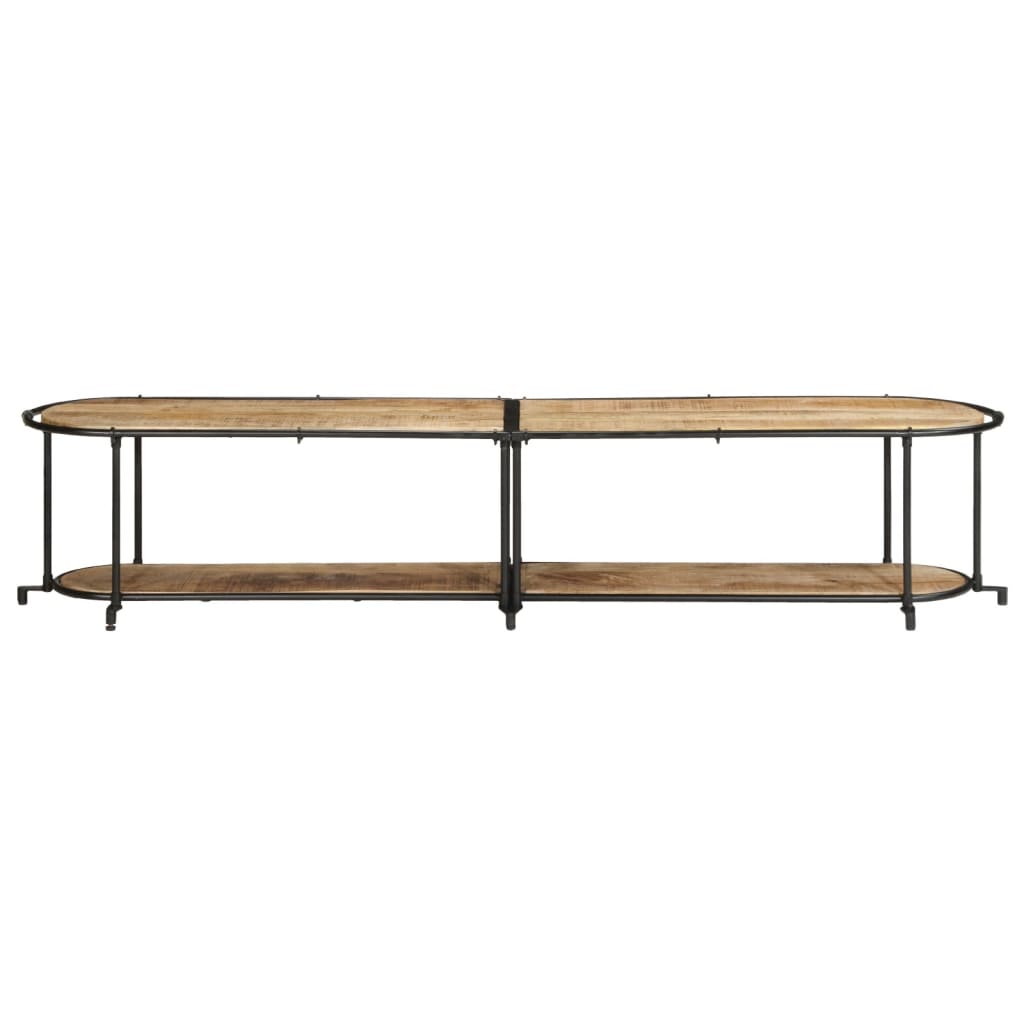 vidaXL Έπιπλο Τηλεόρασης 200x42x40 εκ. Μασίφ Ακατέργ. Ξύλο Μάνγκο