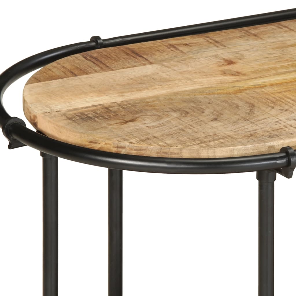 vidaXL Έπιπλο Τηλεόρασης 200x42x40 εκ. Μασίφ Ακατέργ. Ξύλο Μάνγκο