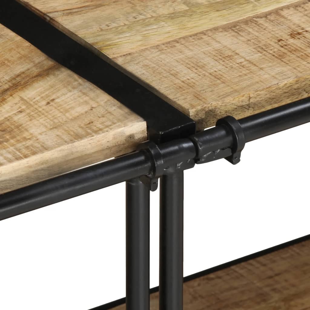 vidaXL Έπιπλο Τηλεόρασης 200x42x40 εκ. Μασίφ Ακατέργ. Ξύλο Μάνγκο