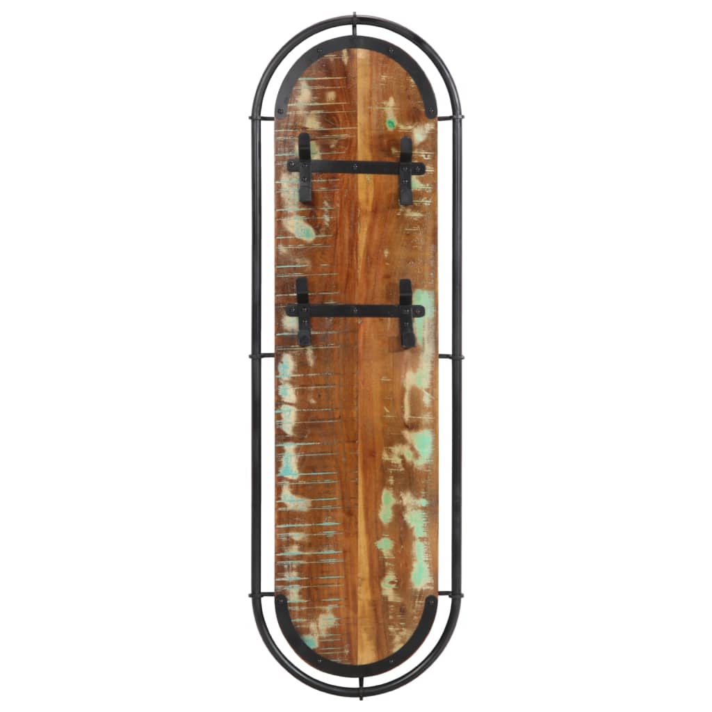 vidaXL Κρεμάστρες Τοίχου Επιτοίχιες με 4 Γάντζους 2 τεμ. Μασίφ Μάνγκο