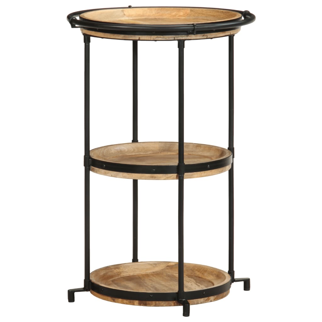 vidaXL Βοηθητικό Τραπέζι Ø55x83 εκ. από Μασίφ Ξύλο Μάνγκο