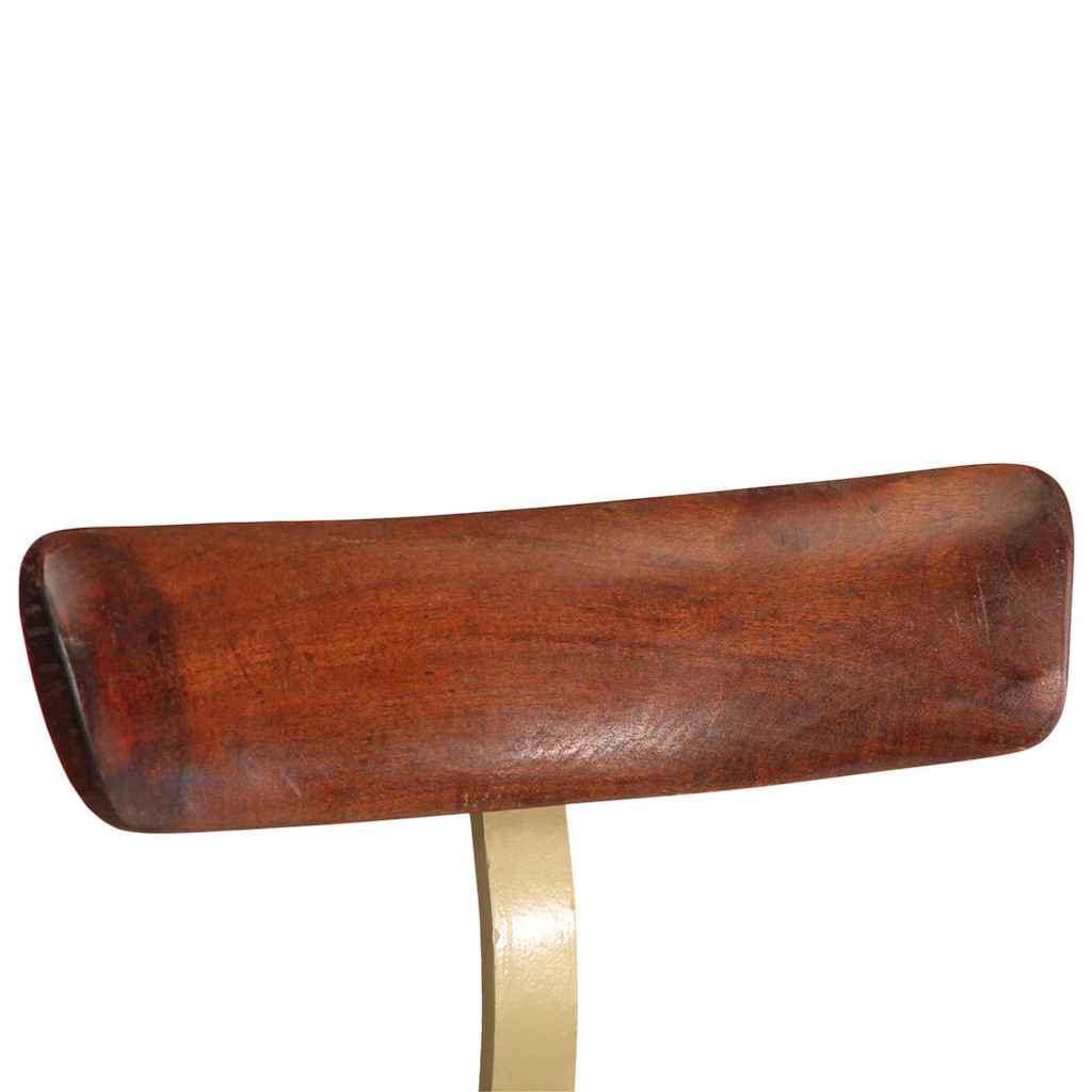 vidaXL Σκαμπό Μπαρ 2 τεμ. 49x43x103 εκ. από Μασίφ Ξύλο Μάνγκο