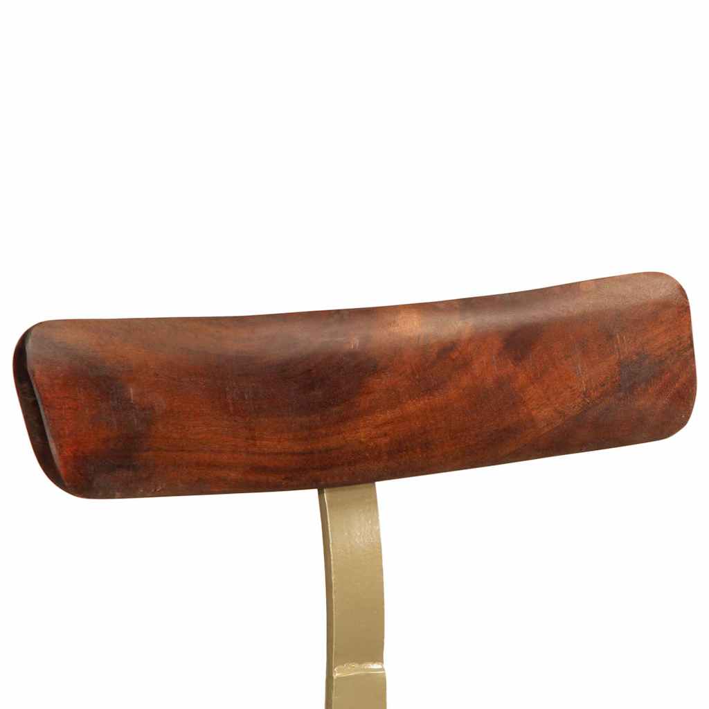 vidaXL Σκαμπό Μπαρ 2 τεμ. 49x43x79 εκ. από Μασίφ Ξύλο Μάνγκο