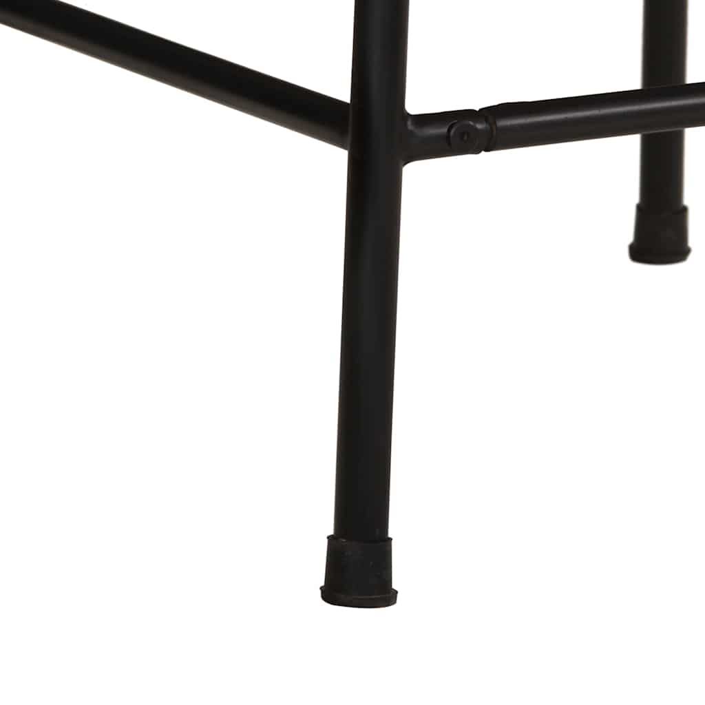 vidaXL Σκαμπό Μπαρ 2 τεμ. 46x35,5x70 εκ. Μασίφ Ανακυκλωμένο Ξύλο