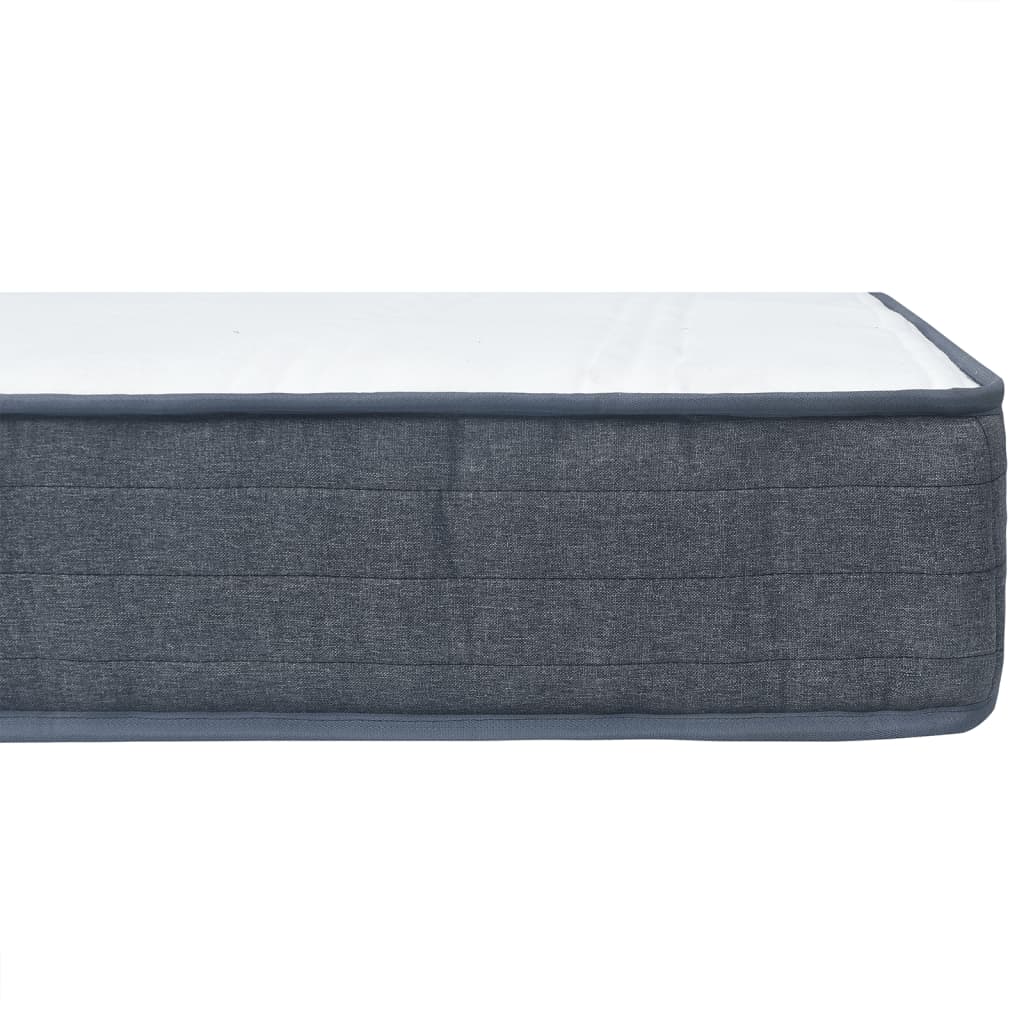 vidaXL Στρώμα Boxspring 190x140x20 εκ. μέτριας απαλότητας Υφασμάτινο