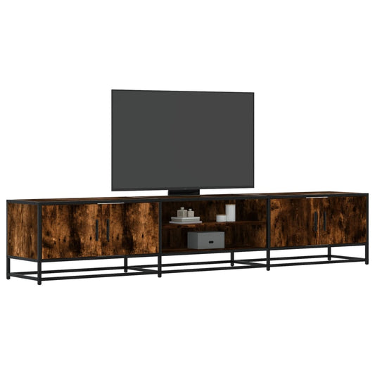 vidaXL Έπιπλο Τηλεόρασης Καπνιστή Δρυς 210x35x41 εκ. Επεξ. Ξύλο