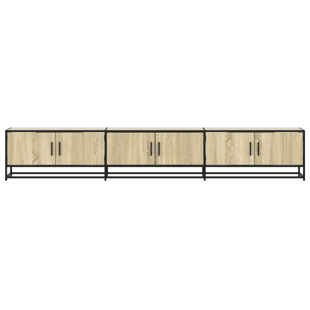 vidaXL Έπιπλο Τηλεόρασης Sonoma Δρυς 240x35x41 εκ. Επεξ. Ξύλο