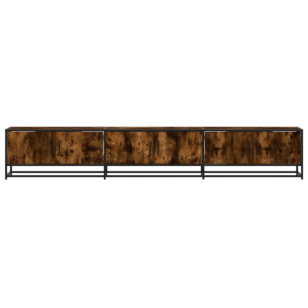 vidaXL Έπιπλο Τηλεόρασης Καπνιστή Δρυς 240x35x41 εκ. Επεξ. Ξύλο