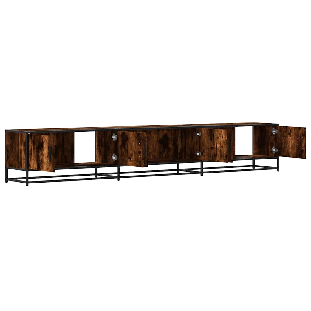 vidaXL Έπιπλο Τηλεόρασης Καπνιστή Δρυς 240x35x41 εκ. Επεξ. Ξύλο