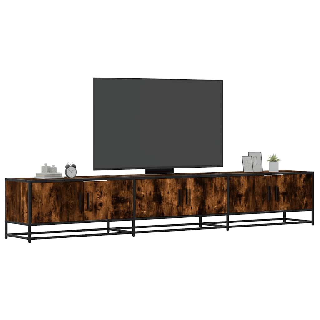 vidaXL Έπιπλο Τηλεόρασης Καπνιστή Δρυς 240x35x41 εκ. Επεξ. Ξύλο