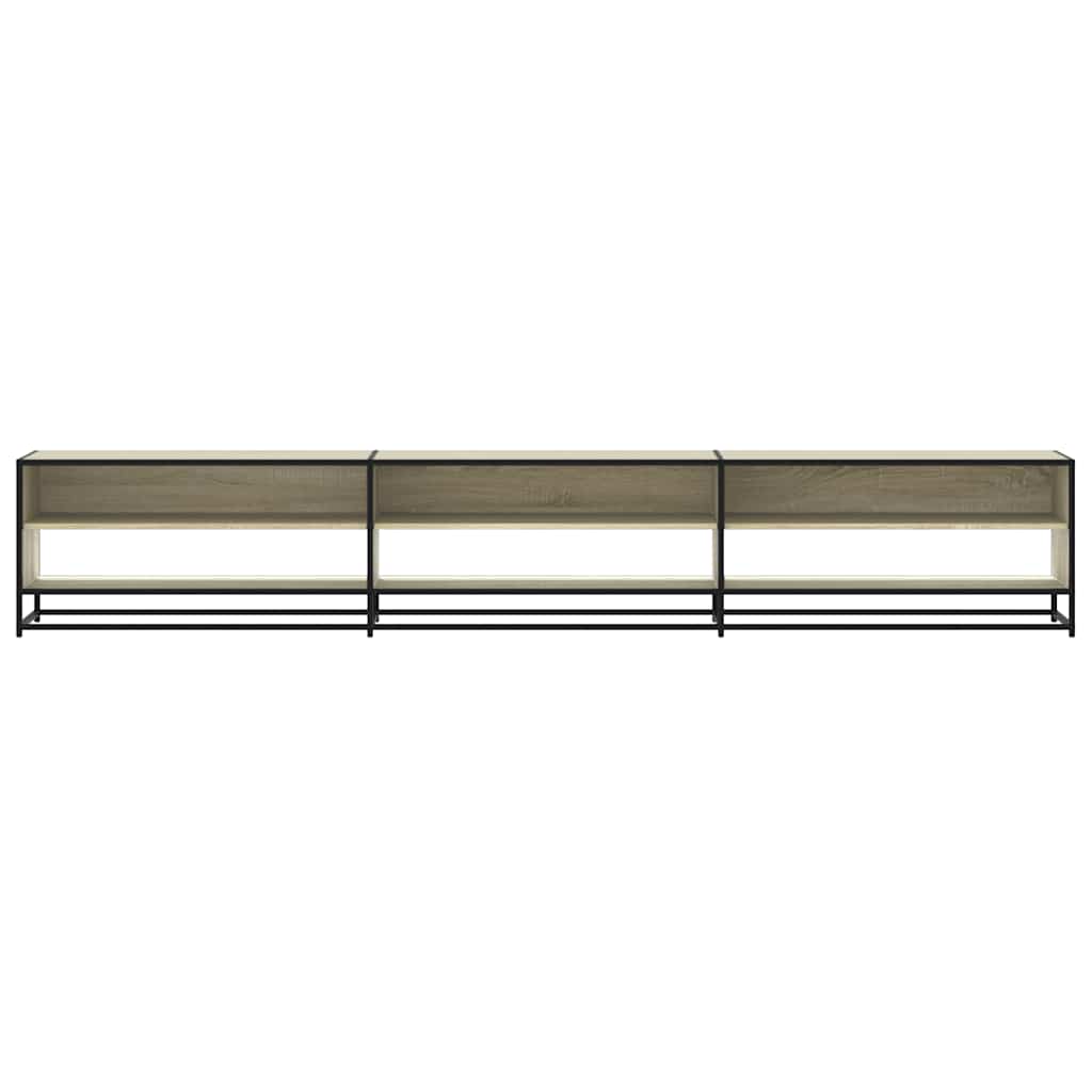 vidaXL Ντουλάπι τηλεόρασης Sonoma Oak 270x40x46 cm Κατασκευασμένο ξύλο