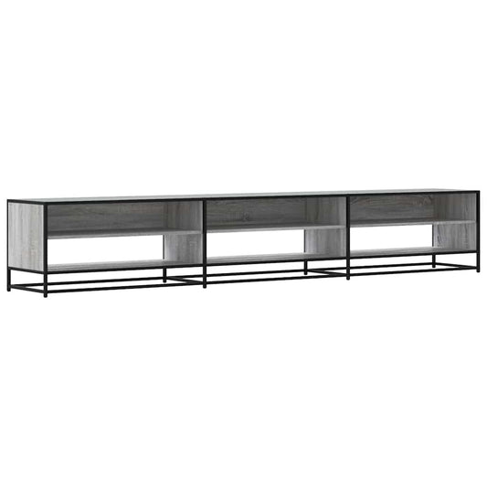 ντουλάπι τηλεόρασης vidaXL Γκρι Sonoma 270x40x46cm Κατασκευασμένο ξύλο