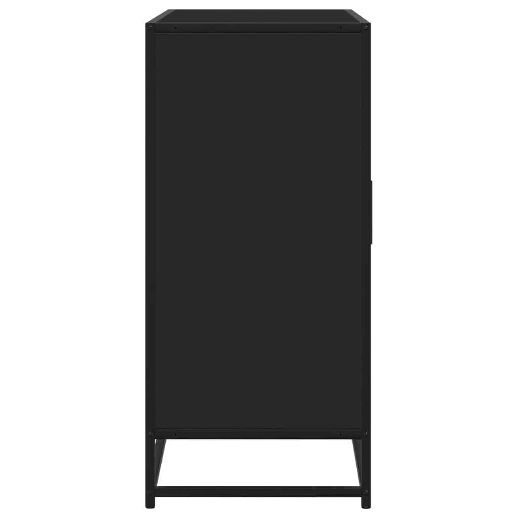 vidaXL Μπουφές Μαύρος 92x35x76 εκ. από Επεξεργασμένο Ξύλο