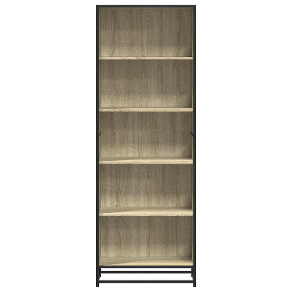 vidaXL Βιβλιοθήκη Sonoma Oak 60x35x170,5 cm Ξύλινη κατασκευή