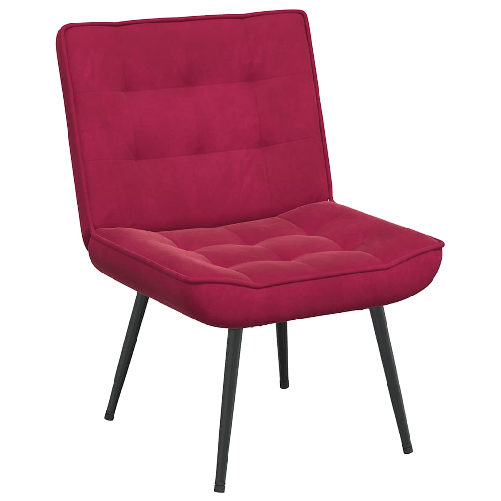 vidaXL Καρέκλα χαλάρωσης Wine Red 64x74x84 cm Velvet