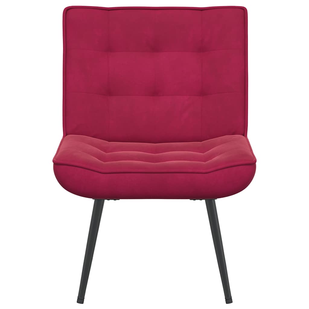 vidaXL Καρέκλα χαλάρωσης Wine Red 64x74x84 cm Velvet