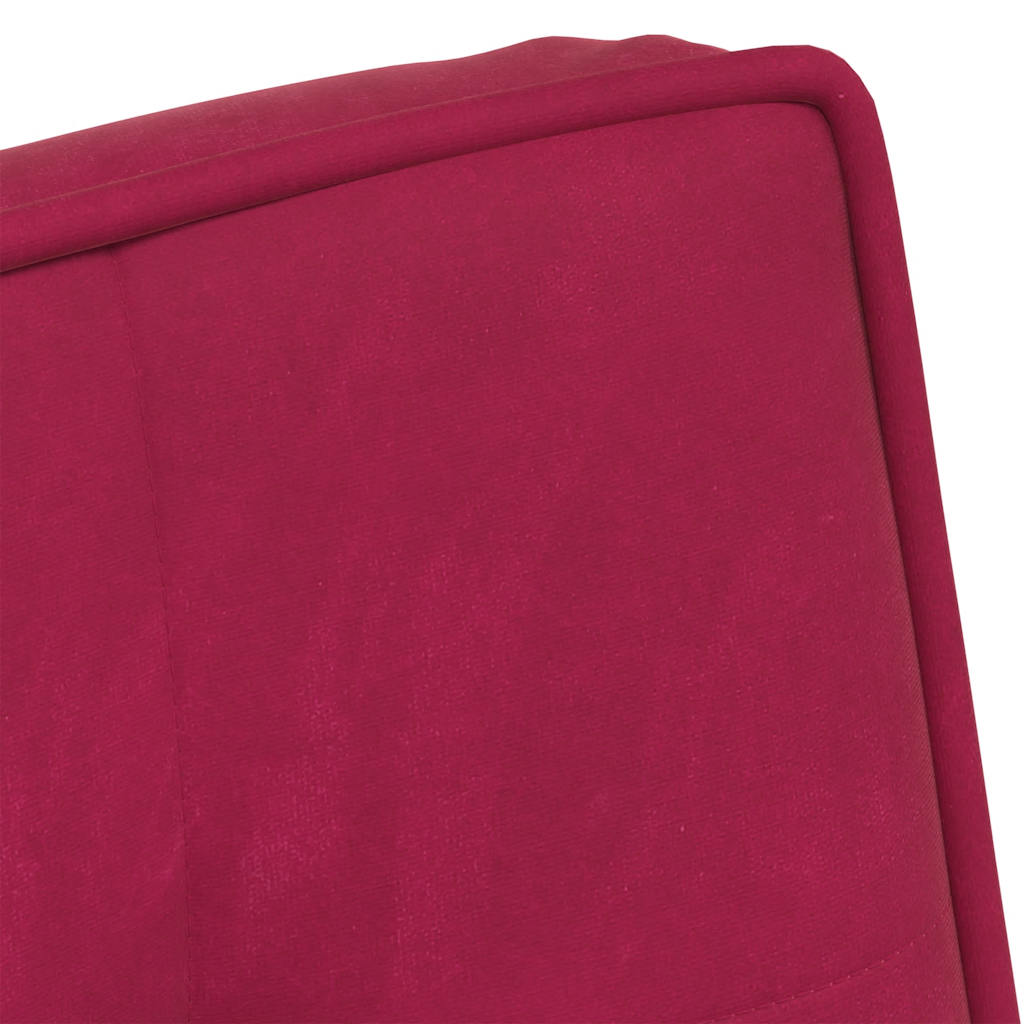 vidaXL Καρέκλα χαλάρωσης Wine Red 64x74x84 cm Velvet
