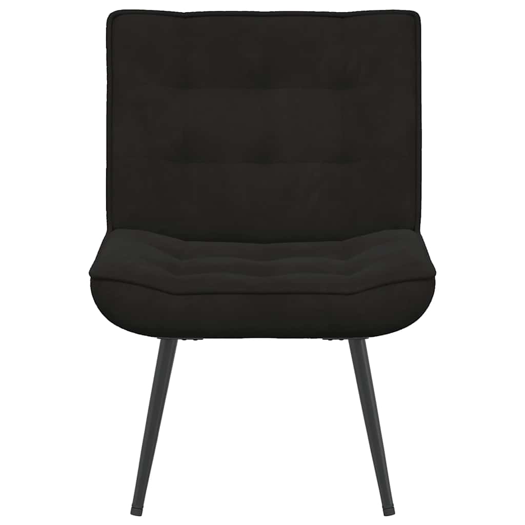 vidaXL Καρέκλα χαλάρωσης Μαύρη 64x74x84 cm Βελούδο