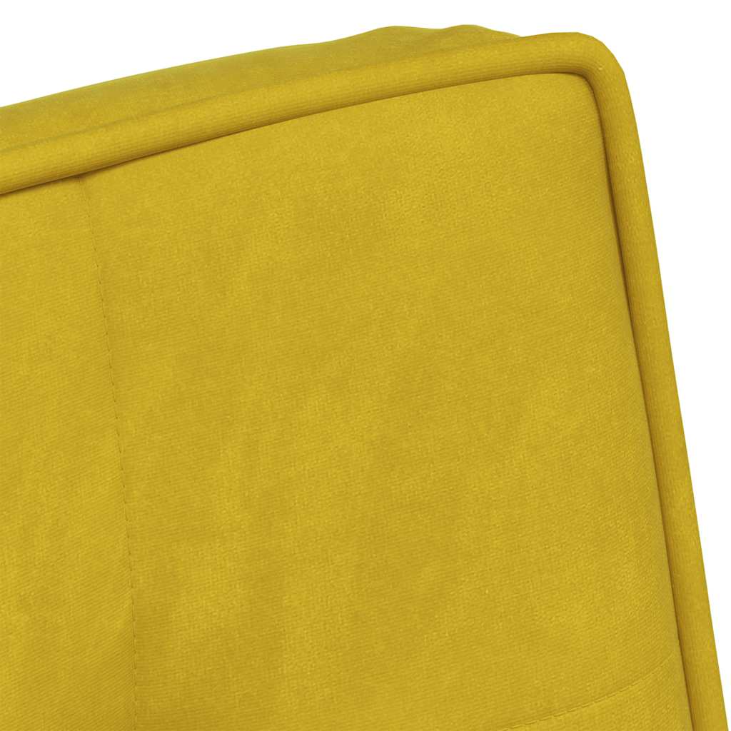 vidaXL Καρέκλα χαλάρωσης κίτρινη 64x74x84 cm Βελούδο