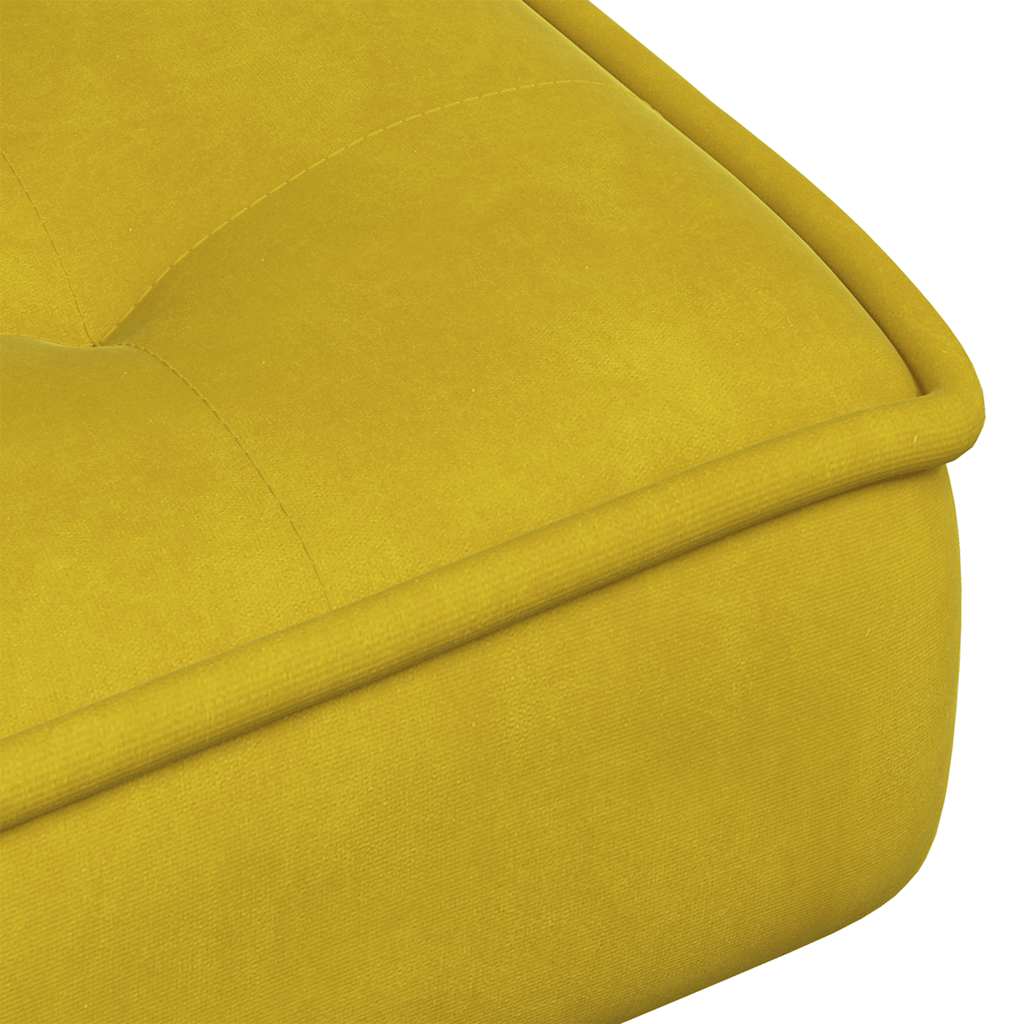 vidaXL Καρέκλα χαλάρωσης κίτρινη 64x74x84 cm Βελούδο