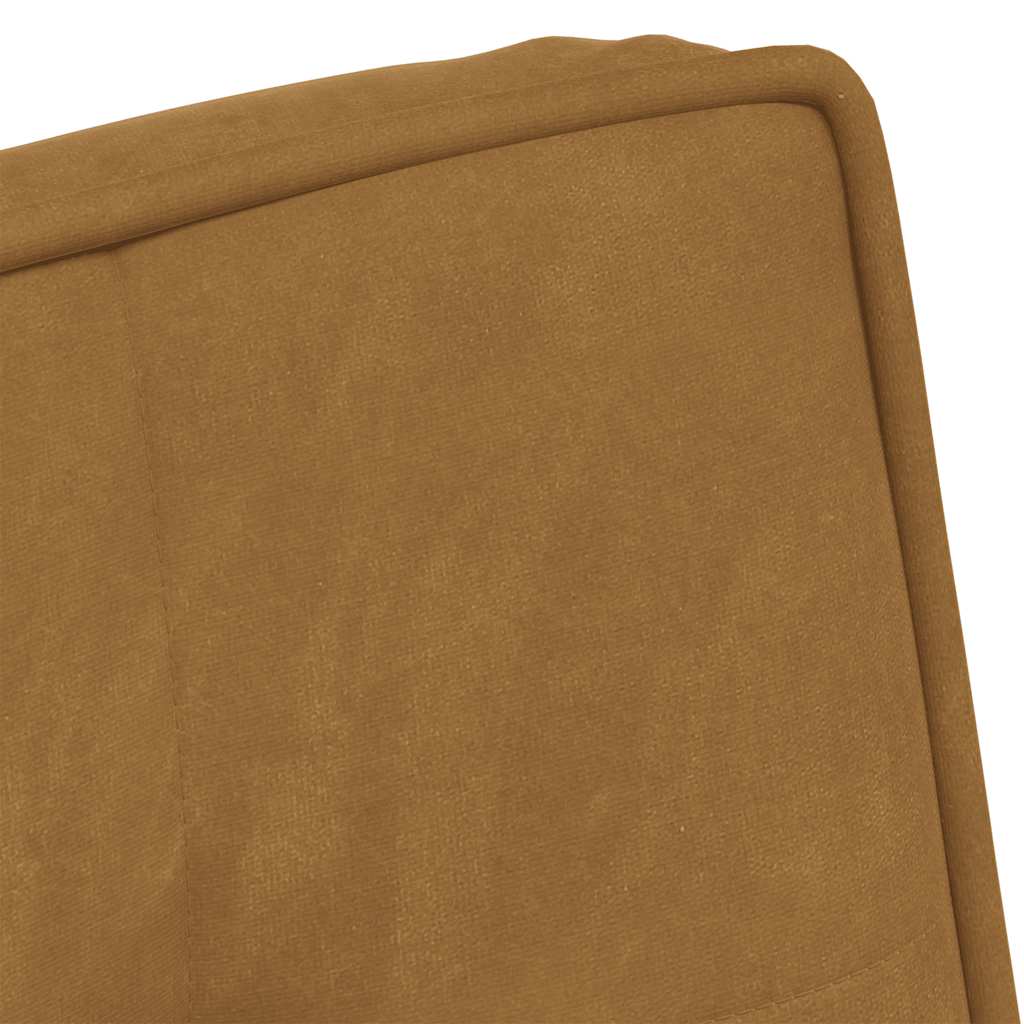 vidaXL Καρέκλα χαλάρωσης καφέ 64x74x84 cm Βελούδο