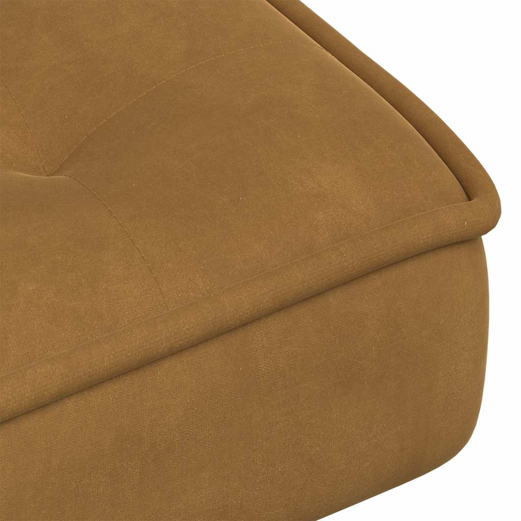 vidaXL Καρέκλα χαλάρωσης καφέ 64x74x84 cm Βελούδο