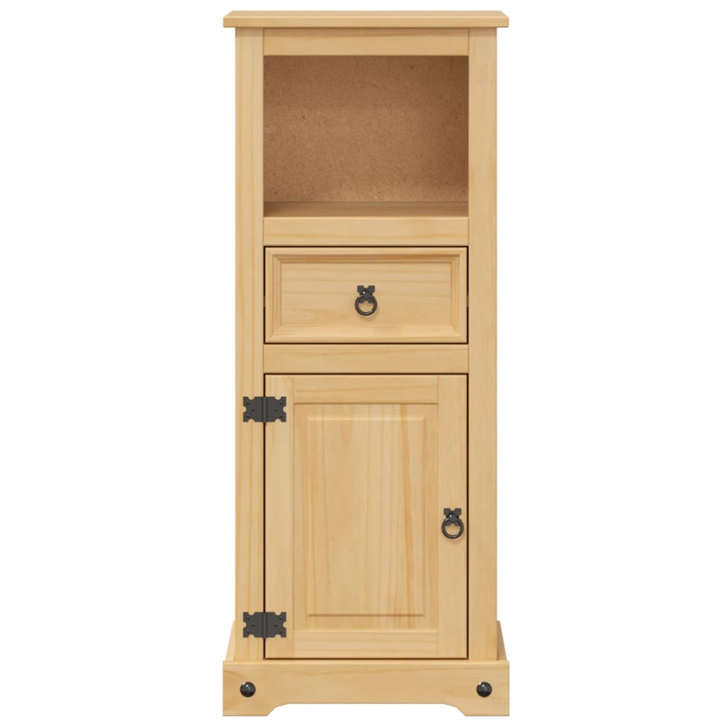 vidaXL Ντουλάπι Μπάνιου Corona 45x33x110 εκ. από Μασίφ Ξύλο Πεύκου