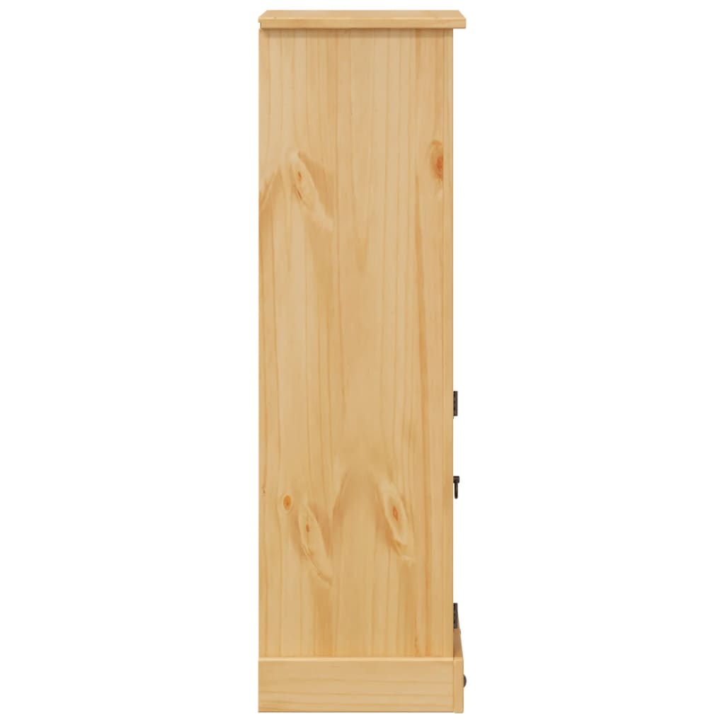vidaXL Ντουλάπι Μπάνιου Corona 45x33x110 εκ. από Μασίφ Ξύλο Πεύκου