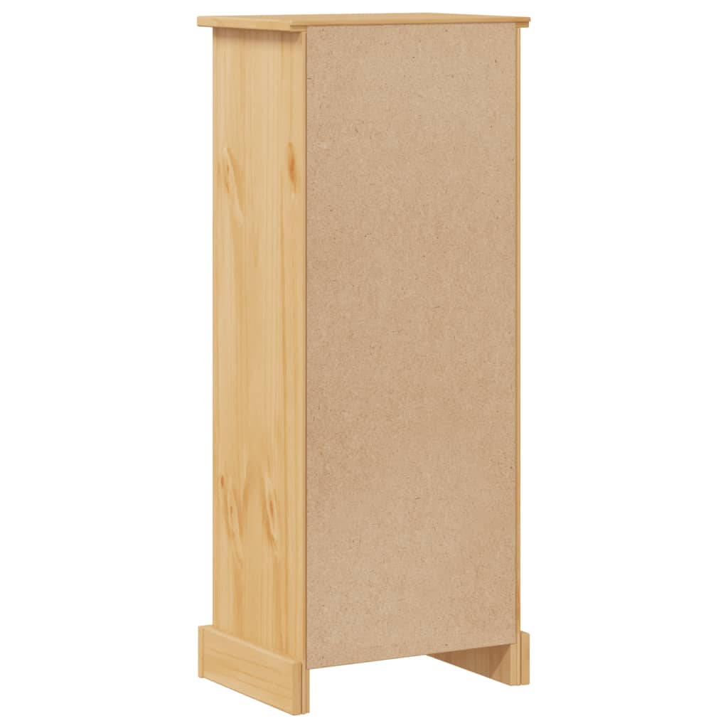 vidaXL Ντουλάπι Μπάνιου Corona 45x33x110 εκ. από Μασίφ Ξύλο Πεύκου
