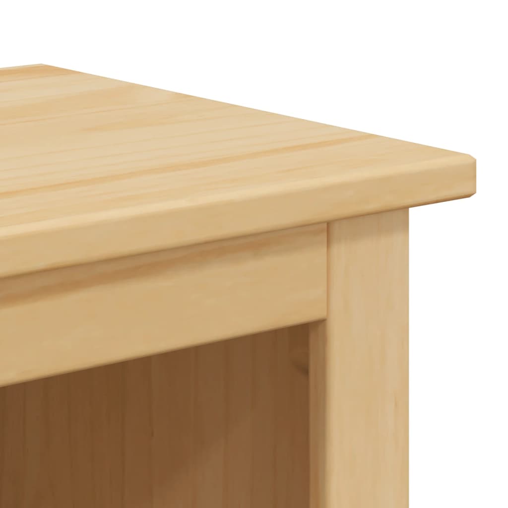 vidaXL Ντουλάπι Μπάνιου Corona 45x33x110 εκ. από Μασίφ Ξύλο Πεύκου
