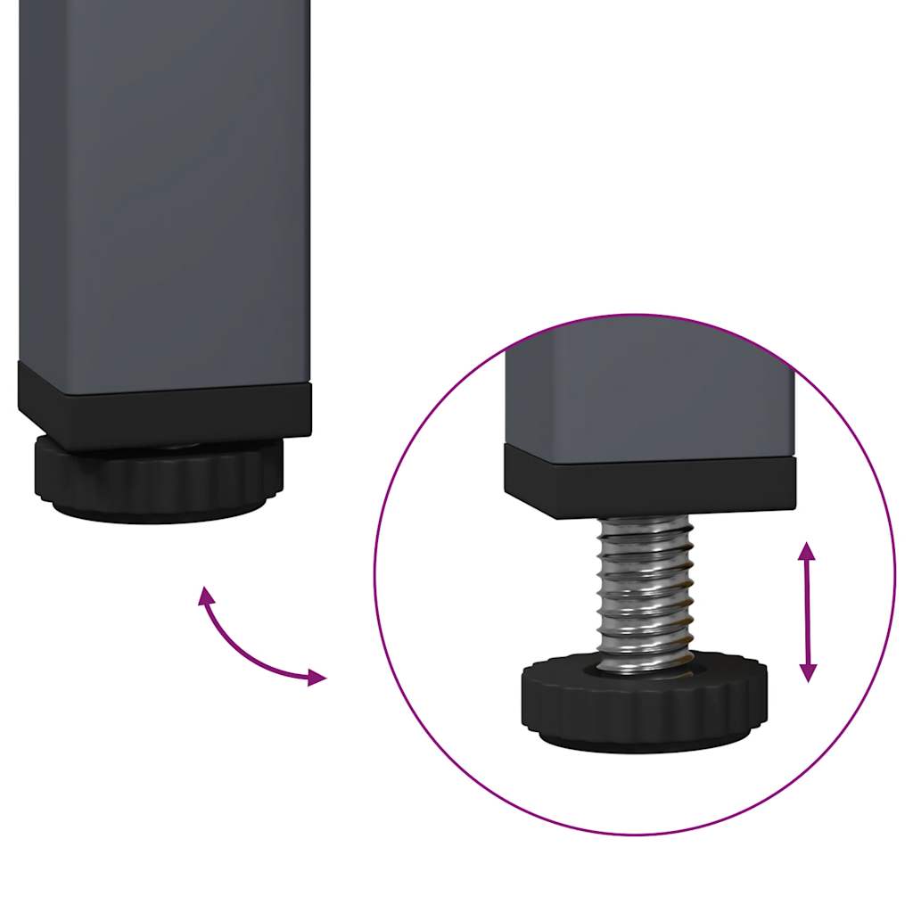 vidaXL Ντουλάπι Ανθρακί 35x39x73,5 εκ. από Χάλυβα Ψυχρής Έλασης