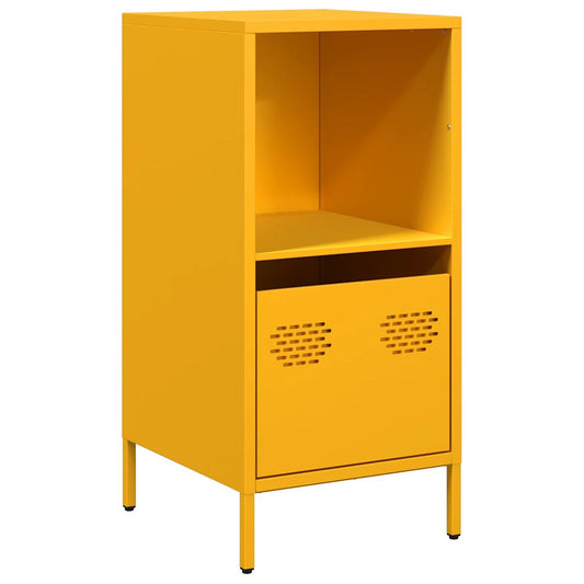 vidaXL Ντουλάπι Μουσταρδί 35x39x73,5 εκ. από Χάλυβα Ψυχρής Έλασης