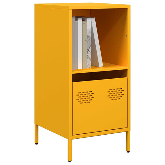 vidaXL Ντουλάπι Μουσταρδί 35x39x73,5 εκ. από Χάλυβα Ψυχρής Έλασης