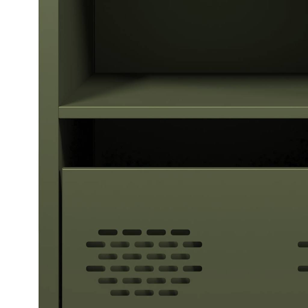 vidaXL Ντουλάπι Λαδί 68x39x73,5 εκ. από Χάλυβα Ψυχρής Έλασης