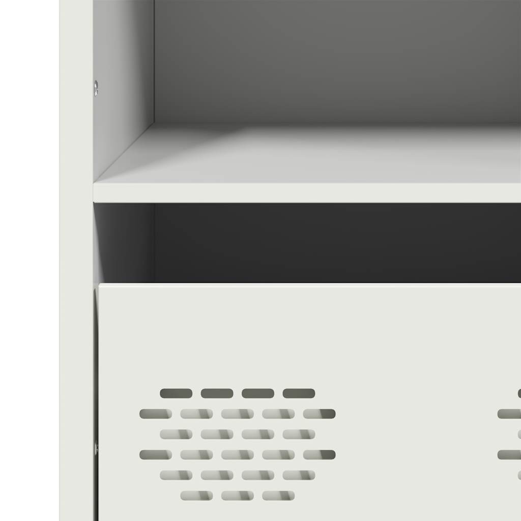 vidaXL Ντουλάπι Λευκό 35x39x103,5 εκ. από Χάλυβα