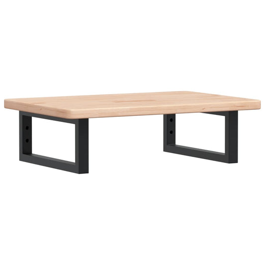 vidaXL Ράφι Νιπτήρα Τοίχου από Ατσάλι / Μασίφ Ξύλο Δρυός