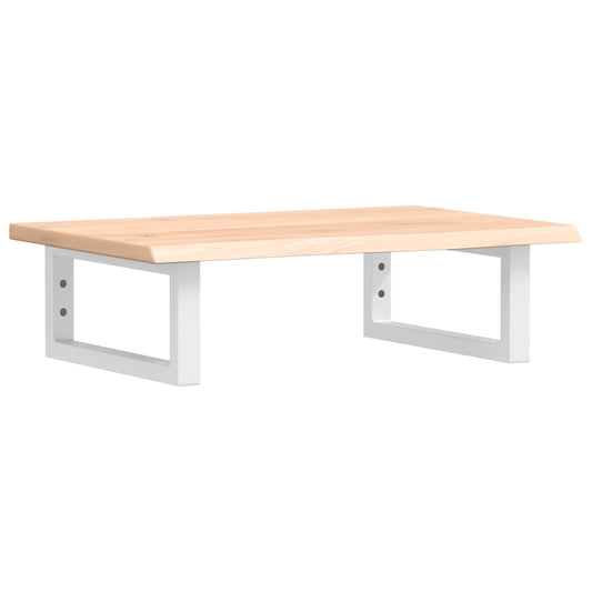 vidaXL Ράφι Νιπτήρα Τοίχου από Ατσάλι / Μασίφ Ξύλο Δρυός