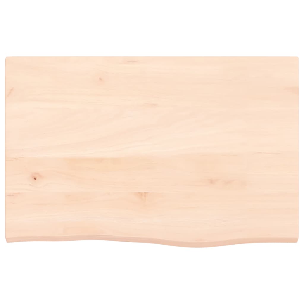 vidaXL Ράφι Νιπτήρα Τοίχου από Ατσάλι / Μασίφ Ξύλο Δρυός